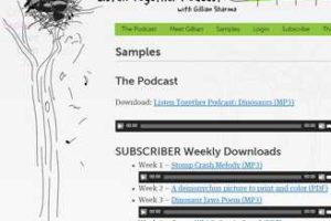 Listen Together Podcast website detail