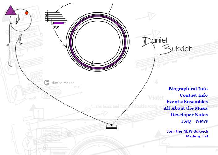 Daniel Bukvich Music website