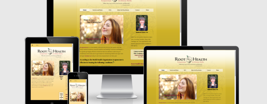 GreatBigLake-portfolio-roothealthclinic-screenshots