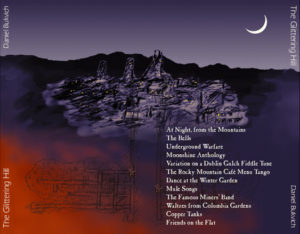 The Glittering Hill (illustration of mines at night in Butte, MT)
