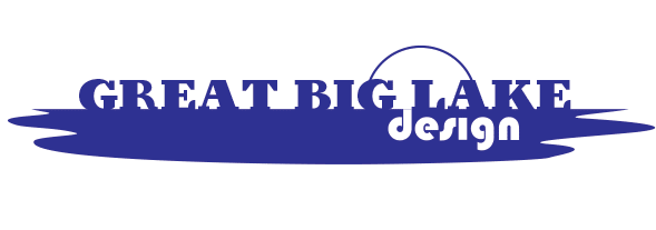 Great Big Lake Design logo ideas - variations of the sun